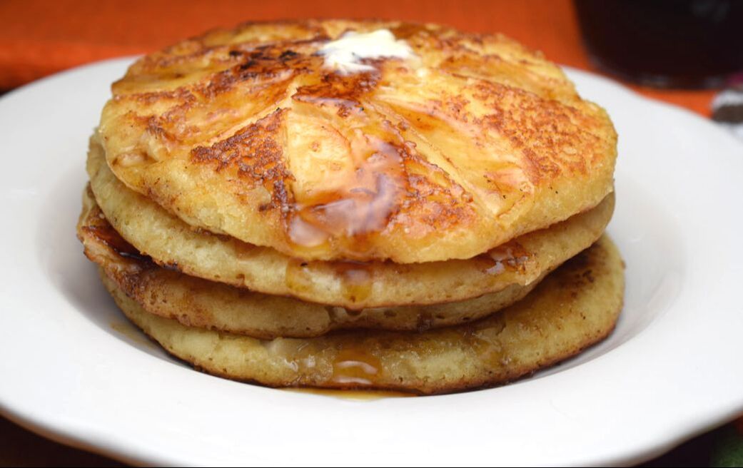 Apple Brulee Pancakes